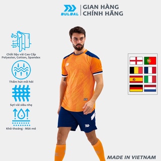 Bộ quần áo bóng đá nam thấm hút mồ hôi, thoáng khí, không mùi Bulbal Euro