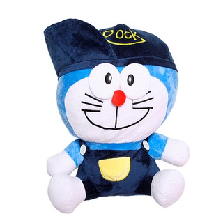 Gấu bông doremon rock mũ cực ngầu 50cm