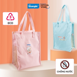 Túi vải tote đeo vai GuangBo dành cho học sinh cao cấp H97052