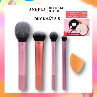 Bộ cọ trang điểm cá nhân real techniques kèm mút tán kem nền tốt angelashop