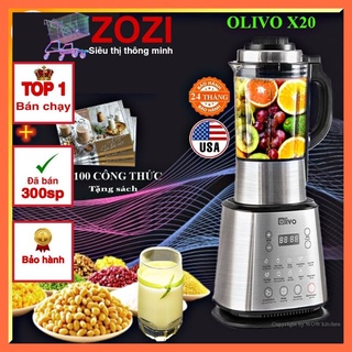 [Mã 153ELSALE2 giảm 7% đơn 300K] Máy làm sữa hạt OLIVO X20 chính hãng , máy làm sữa hạt hàng công ty bảo hành 24 tháng