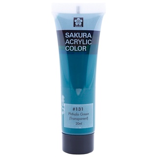 Màu Vẽ Acrylic Sakura 20ml XAC20#131 - Phthalo Green