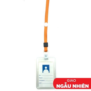 Bảng Tên Dọc Dây Nút Bảng Nhựa 2 Mặt - Kejea 502 - Màu Trắng (Màu Dây Giao Ngẫu Nhiên)