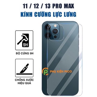 Kính cường lực lưng Iphone 11 / 12 Mini / 13 Pro Max / 14 Pro độ cứng 9H full mặt lưng - Dán lưng Iphone 13 / 14 Pro Max
