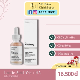 Tinh chất AHA tẩy da chết Sáng da Lactic Acid + HA Lactic 10%