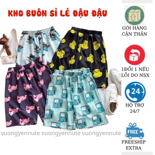 Quần đùi hoạt hình cartoon siêu hot 2022