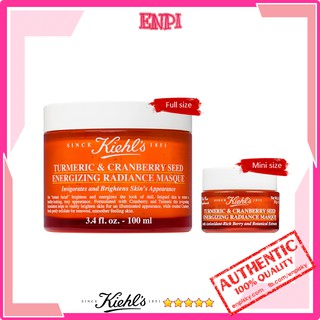 Mặt nạ nghệ sáng da Kiehl's Turmeric &amp; Cranberry Seed Energizing Radiance Masque