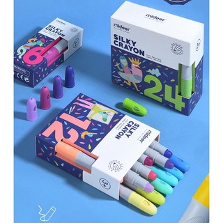 Bút sáp Silky crayon của Mideer- an toàn cho bé