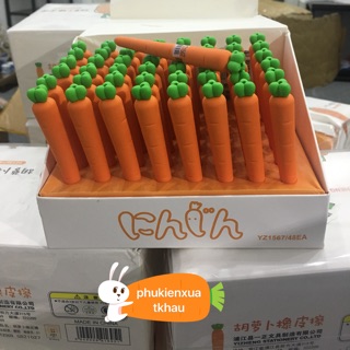 Tẩy viết bút chì tẩy gôm cà rốt siêu sạch Gusshop