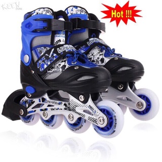 Giày trượt Patin Trẻ em,người lớn Longfeng 906 có đèn 4 bánh cao cấp