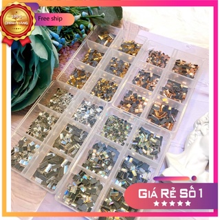 Khay đá 6 ô nhiều size gắn móng loại đẹp