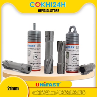 Mũi khoan từ rút lõi phi 21mm Unifast TCT 21x35 / TCT 21x50