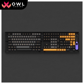 Set keycap AKKO Black Bronze (PBT Double-Shot/ASA profile/158 nút)