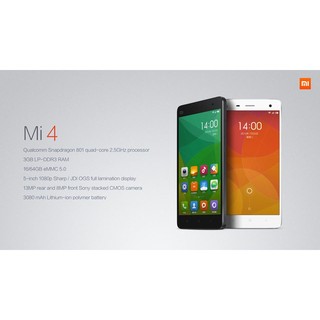 Bộ dán kính cường lực và ốp silicon trong dành cho Xiaomi Mi 4