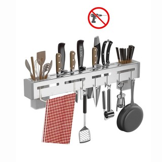 Kệ để dao thớt ống đũa dụng cụ nhà bếp đa năng Inox SDT11 Treo trường