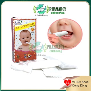 Rơ Lưỡi Đông Pha gạc làm sạch lưỡi răng miệng của bé Đông Fa 50 cái