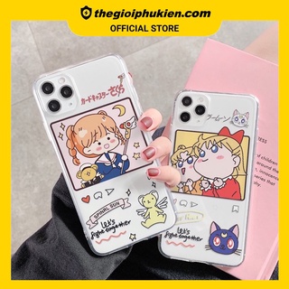 Ốp lưng iphone silicon dẻo trong suốt Spinrl Sun dành cho ip 6 đến 14promax - t101