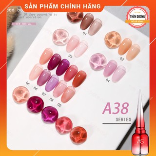 Sơn gel AS chính hãng chai đỏ mã A38 (sơn thạch) 15ml