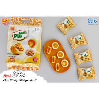 [Mã GROSALE1 giảm 8% đơn 500K] Bánh Pía Chà Bông Trứng Muối/Chà Bông Bò Tân Huê Viên 480gam