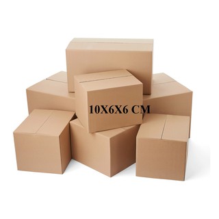 Thùng carton Size 10x6x6 cm Bộ 100 Hộp