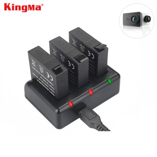Combo sạc 3 + 3 viên pin Kingma cho Xiaomi Yi 4K Action camera