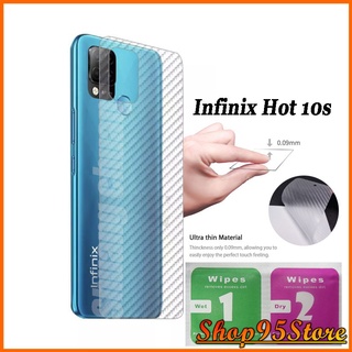 Skin Dán carbon mặt lưng Tecno Pova 2 Pova 3  Spark 7  Spark 6 go  Spark 7T  Spark 8C POP 5 Lte nhám chống vân tay