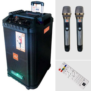 Loa kéo di động bluetooth  bass 3 tấcJBZ JB 0806 vỏ gỗ bass nén - Bảo hành 12 tháng + Tặng 2 micro kim loại cao cấp