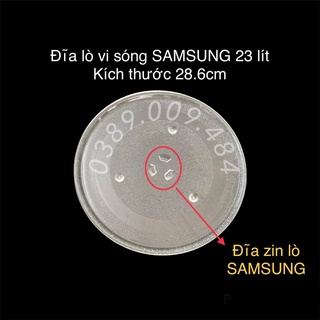 Đĩa lò vi sóng SAMSUNG 23 lít chính hãng kích thước 28.6cm