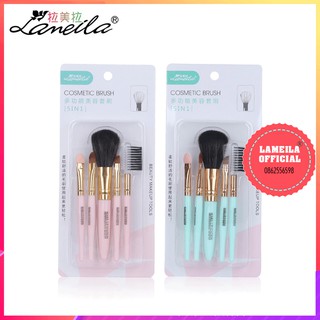 Bộ Cọ Trang Điểm 5 Món Lameila có hộp