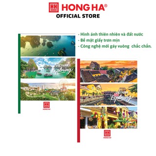 Vở kẻ ngang Hồng Hà 80 trang Exploring 1096 (5 quyển)