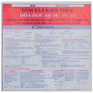 Sách - Tóm Tắt Kiến Thức Hóa Học Lớp 10, 11, 12