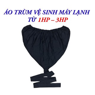 Áo trùm - Túi vải dù 1m7, có đuôi vệ sinh bảo dưỡng điều hoà - máy lạnh TD