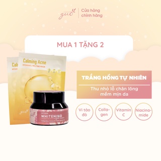 [Mã LTBAUAB9 giảm 7% đơn 99K] Bộ đôi Kem Face đêm + Mask Collagen 4in1 GUO dưỡng trắng hồng mờ thâm sạm se lỗ chân lông