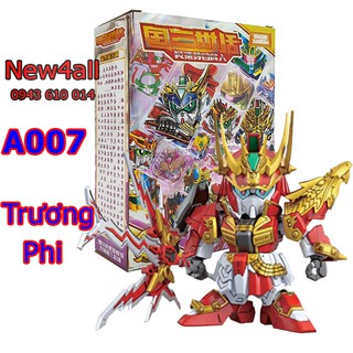 [Full box mới 100%] Đồ chơi lắp ráp SD/BB Gundam A007 Trương Phi - Gundam Tam Quốc giá rẻ lego The Three Kingdom New4all