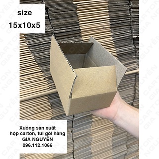 50 hộp carton 15x10x5 đóng gói mỹ phẩm, sách