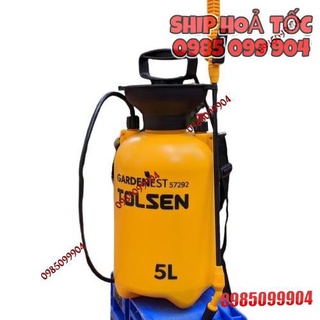 Bình bơm xịt cao cấp 5 lít Tolsen phun sương khử khuẩn, phun xịt thuốc diệt côn trùng, tưới cây - điều chỉnh tia phun