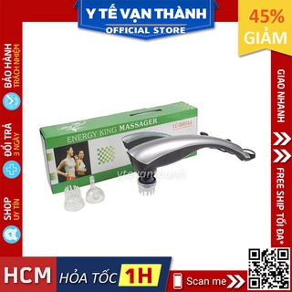 ✅ Máy Massage Cầm Tay Hồng Ngoại 3 Đầu: Energy King LC-2007AA (Mát xa, Massa) (BH 06 Tháng) -VT0184