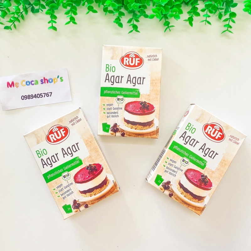 Bột thạch Agar Agar Hữu cơ Bio