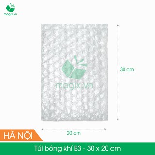 B3 - 30x20 cm - 50 TÚI BONG BÓNG KHÍ - TÚI MÀNG XỐP HƠI
