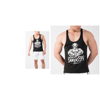 Áo ba lỗ nam xẻ tà thời trang - Gymmax B0101