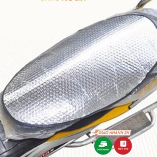 Miếng Che Yên Xe Máy Tráng Bạc_Chống Nóng_Chống Mưa_Chống Nắng