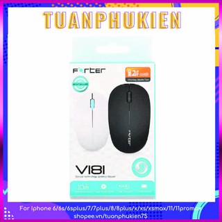 Chuột Không Dây⚡ Chuột Không Dây Forter VI8I ⚡Siêu Bền - Bảo Hành 3 Tháng (Hàng Chính Hãng- Tặng Kèm Pin)- Tuấn Phụ Kiện