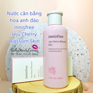 Nước hoa hồng trắng da Innisfree Jeju Cherry Blossom Skin