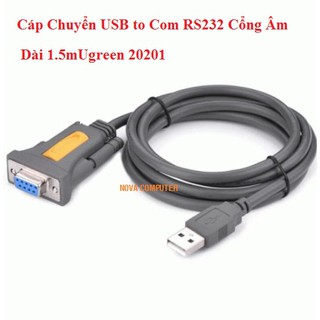 Cáp Chuyển USB to Com RS232 Cổng Âm Dài 1m5 Ugreen 20201