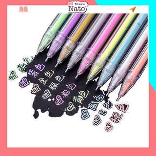Bút Mực Gel NATO 0.5mm 9 Màu Dễ Thương Tuỳ Chọn Tiện Dụng Cho Học Sinh/Nhân Viên Văn Phòng NATO BB50