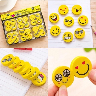 Túi 4 Viên Tẩy Hình Mặt Cười