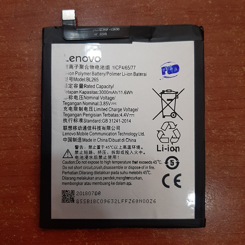 Pin Moto M BL265 XT1662 XT1663