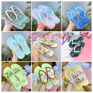 Dép Lào 3D nữ in họa tiết dễ thương (mẫu 7)