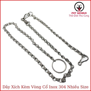 Dây Xích Inox Cho Thú Cưng Chó Mèo