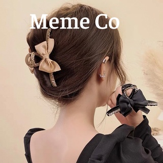 Kẹp tóc nhựa phối nơ công chúa Caria